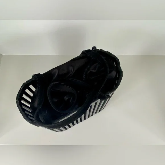 LOVESTITCH Resin Tote Bag, Shoulder Bag, Handbag, Pearl-Black - Picture 7 of 10